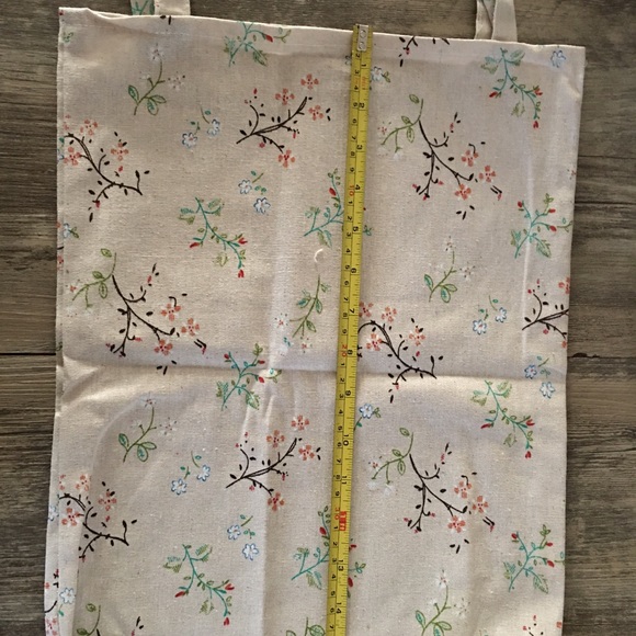 Reusable Cotton Tote bag - Tree/Flower pattern - Picture 3 of 5